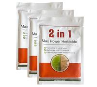 2 in 1 Max Power Herbicide, Fast-Acting Weed Killer, Controls Weeds, Action Powerful Concentrated Fast Acting Reaching the Roots, 25g (3 Pcs)