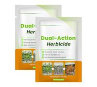 2 in 1 Max Power Herbicide, Fast-Acting Weed Killer, Glufosinate and HPPD Inhibitor, Controls Glyphosate-Resistant Weeds, Action Powerful Concentrated Fast Acting Reaching the Roots, 25g (D-2PC)
