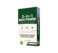 2 in 1 Max Power Herbicide, Fast-Acting Weed Killer, Glufosinate and HPPD Inhibitor, Controls Glyphosate-Resistant Weeds, Action Powerful Concentrated Fast Acting Reaching the Roots, 25g (C-1PC)