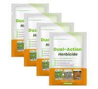 2 in 1 Max Power Herbicide, Fast-Acting Weed Killer, Glufosinate and HPPD Inhibitor, Controls Glyphosate-Resistant Weeds, Action Powerful Concentrated Fast Acting Reaching the Roots, 25g (D-4PC)