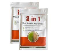 2 in 1 Max Power Herbicide, Fast-Acting Weed Killer, Glufosinate and HPPD Inhibitor, Controls Glyphosate-Resistant Weeds, Action Powerful Concentrated Fast Acting Reaching the Roots, 25g