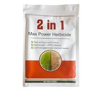 2 in 1 Max Power Herbicide, Fast-Acting Weed Killer, Glufosinate and HPPD Inhibitor, Controls Glyphosate-Resistant Weeds, Action Powerful Concentrated Fast Acting Reaching the Roots, 25g