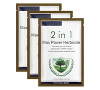 2 in 1 Max Power Herbicide, Glyphosate Weedkiller,Fast-Acting Weed Killer, Glufosinate and HPPD Inhibitor, Controls Glyphosate-Resistant Weeds,Fast Acting Reaching the Roots (C-3pcs)