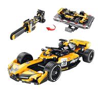 2 in 1 MCL38 Racing F1 Race Car Building Set - 392PCS Tools Bricks Kit, Supercar Blocks with Raceway Display, STEM Education Toy, Collection Home Decor for Adult Teen, DIY Gift for F1 Fans