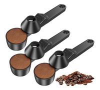 2-in-1 Measuring Spoon, Coffee Scoop Funnel Combo for K Cup Refillable Pods, 2 Tablespoon Kitchen Measuring Tool for Ground Coffee Protein Powder Tea, Reusable Pod Accessories(3PCS)
