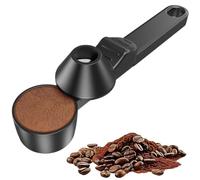 2-in-1 Measuring Spoon, Coffee Scoop Funnel Combo for K Cup Refillable Pods, 2 Tablespoon Kitchen Measuring Tool for Ground Coffee Protein Powder Tea, Reusable Pod Accessories(1PC)