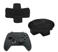 2 in 1 Metal D-Pads for Xbox One Elite Series 2,Elite Controller Metal D-Pads,Directional Pad Button Kits Replacement Parts for Xbox Controller Series 2 Core/Elite Series 2 Controller(Black)