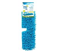 2-in-1 Microfibre Flat Mop Refill Pad | Dual Action Wet & Dry Cleaning Replacement Mop Head | Reusable Washable Microfiber Mop Refill for Floor Cleaning Tiles Wood Marble Dust Removal