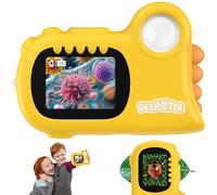 2 in 1 Microscope for Kids & Video Camera, Deepoter 1000X Digital Microscope with 2.0" Screen, Portable Handheld Kids Camera Toys, STEM Educational Science Kit Gifts for 3-12 Age Years Old Boys Girls