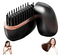 2-in-1 Mini Hot Comb & Cordless Straightener, 30-Second Fast Heating, 3 Temperature Settings, USB Rechargeable with 2000mAh Battery, Portable Travel Hair Styler for All Hair Types
