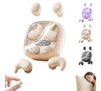 2 in 1 Mini Invisible Flat Sleep Earbuds Noise Cancelling Bluetooth Headphones,Micro Smallest Sleeping Earbuds Earphones for Side Sleepers with Charging Case for Sleeping Sports Working (skin color)