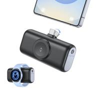 2 in 1 Mini Portable Charger,5000mAh Power Bank for Phone and Watch ,15W USB C Battery Pack Compatible With iPhone 16/15/Plus/Pro/Pro Max/Samsung/Android/Moto/LG(Type-C Only),Galaxy Watch 6/5/5 Pro