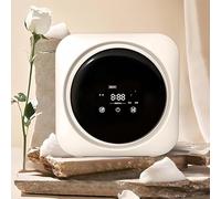 2 in 1 Mini Portable Washer and Dryer Combo, Mini Washing Machine with LCD Control Panel, Stainless Steel Drum, Washing Capacity 0.3kg for Small Items of Clothing, Underwear, and Socks,Wall Mounted