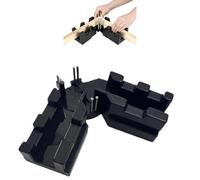 2 in-1 Mitre Bond and Mitre Box, 90-180° Adjustable Protractor Coving Miter Block, for Baseboards Coving Pipeline Installation Woodworking Carpentry Home Renovation and Home Improvement Projects