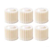 2-in-1 Moon Shape Handle ABS Easy to Clean | Two patterns in one, sunflower and lace, for creative cakes, durable ABS material (6 pieces)