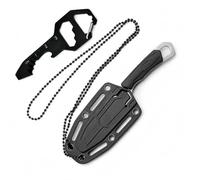 2 in 1 Multi Tool EDC Fixed Pocket K109 Knife Mini Portable Multifunctional Cutter Tool Camping Essentials Accessories with Bottle Openers Wrench Gifts