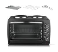 2-in-1 Multifunctional Electric Oven, 55L Large Capacity, Home Kitchen Appliance For Baking Cakes, Roasting & More