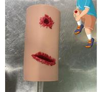 2 In 1 Multitask Tourniquet Trainer Model, Hemorrhage Control Stop Bleeding Trainer Model, Laceration Simulator Model, Suturing Exercises, For Course Teaching