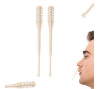 2-in-1 Nasal Hair Cutter, 2025 Upgrade Double Sided Nose Hair Knife 360° Rotating Manual Nose Hair Trimmer with Ear Picker, Nostril Hair Remover Tool Soft Cleaning Brush for Men & Women (2)