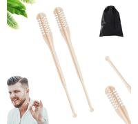 2-in-1 Nasal Hair Cutter, 2025 Upgraded Reusable Double Sided Nose Hair Trimmer with Ear Picker, Portable 360° Rotating Nose Hair Trimmer with Ear Picker for Men and Women (2PCS)