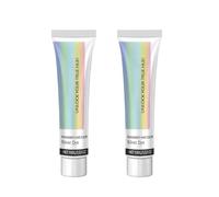 2 In 1 Natural Essence Extract Silver Hair Dye, Gray Hair Dye Cream, Natural Hair Color, Glossy Conditioning, Unisex Silver Grey Hair Dye for All Hair Types (2)