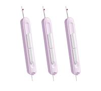 2 in 1 Needle Threader Seam Ripper 3Pcs Sewing Accessories Automatic Needle Threader and Thread Removal Tools for Hand Sewing Knitting Cross Stitch Craft Quilting Supplies