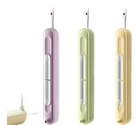 2 in 1 Needle Threader Seam Ripper,Integrated Seam Remover and Needle Threading Tool,Multifunctional Seam Rippers, Sewing Supplies,Quick Sewing Machine Loop Needle Threaders (Mix)