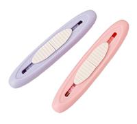 2 in 1 Needle Threader Seam Rippers 2PCS 4.3" Portable Double Head Needle Threader for Sewing, Knitting, Embroidery Quick Stitching Remover Tool Style 3.