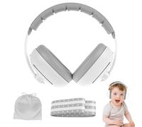2 in 1 Newborn Baby Ear Defenders for 3-48 Months Baby Noise Cancelling Headphones Adjustable Toddler Headphones Ear Muffs Safe & Soothing Hearing Protection for Noise Airplane Travel Essentials