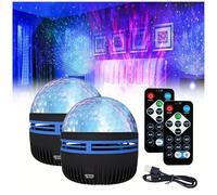 2 In 1 Northern Lights and Ocean Wave Projector with 14 Light Effects,Northern Lights Ocean Wave Projector Light,Northern Lights Projector,Aurora Borealis Projector,Star Projector for Bedroom (2pcs)