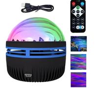 2 in 1 Northern Lights and Ocean Waves Projector Smart Galaxy Light Projector Star Projector Aesthetic Room Decor Remote Voice Control DIY Room Décor Party Kids Adults (Northern Lights)