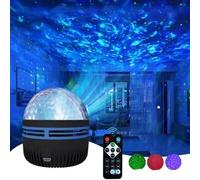 2 in 1 Northern Lights and Waves Projector - Northern Lights Projector Colorful Changes | LED oceann Galaxy Projector 14 Light Effects | Northern Lights Lamp with Remote Control | Waves Night Light