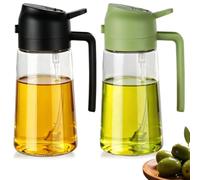 2-in-1 Oil Spray Bottle, Olive Oil Dispenser for Misting and Pouring