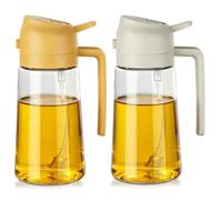 2-in-1 Oil Spray Bottle, Olive Oil Dispenser for Misting and Pouring