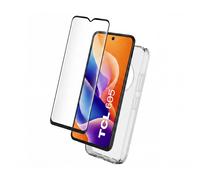 2-in-1 Pack Soft Case and Tempered Glass Screen Protector for 605 5G / 60 SE