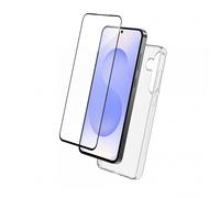 2-in-1 Pack Soft Case and Tempered Glass Screen Protector for Galaxy S25 FE