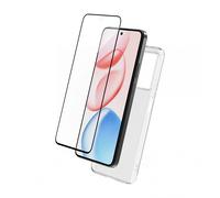 2-in-1 Pack Soft Case and Tempered Glass Screen Protector for Honor 400 Smart