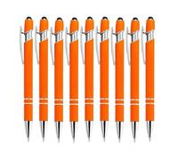 2-in-1 Personalized Retractable Ballpoint Pen with Stylus for Business Office Graduation Birthday, Custom Text/Name/Message, Messages Pen for Father's Day, Mother's Day, Adults Kids Gifts