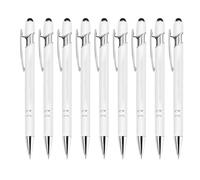 2-in-1 Personalized Retractable Ballpoint Pen with Stylus for Business Office Graduation Birthday, Custom Text/Name/Message, Messages Pen for Father's Day, Mother's Day, Adults Kids Gifts