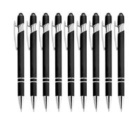 2-in-1 Personalized Retractable Ballpoint Pen with Stylus for Business Office Graduation Birthday, Custom Text/Name/Message, Messages Pen for Father's Day, Mother's Day, Adults Kids Gifts