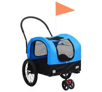 2-in-1 Pet Bike Trailer and Jogging Stroller Dog Carrier Pet Jogger vidaXL