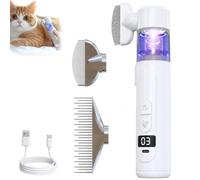 2 in 1 Pet Combs, Electric Pet Flea Remover Brush & Detangling Comb