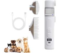 2 in 1 Pet Combs, Electric Pet Flea Remover Brush & Detangling Comb