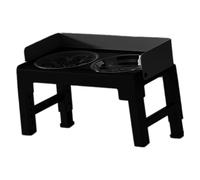 2 in 1 Pet Drinking Fountain Pet Slow Feeder Height Adjustable Water Source for Large Pets Capacity Slow Feeder Dog Bowls