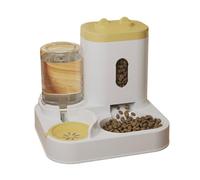 2 In 1 Pet Drinking Fountain Pet Water Dispenser Automatic Water Source For Small Pets Large Capacity Cats Food Dispenser Automatic
