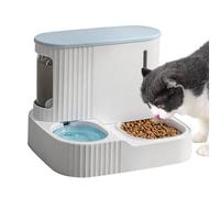 2-in-1 Pet Feeder, Automatic Water Dispenser, Integrated Food Storage Tank, Fed Dining Station, Self-Refilling Meal Kit, Kitten Hydration System, Modern Finish For Indoor Travel