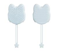 2 In 1 Pet Grooming Gloves Adorable Cat Head Shape Pet Grooming Massage Glove Grooming For Dogs Cats Rabbits On Wet Or Dry Hair Pet Hair Gloves 1 PC Sqk360 (C, A)