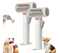 2-in-1 Pet Self-Detangling & Grooming Comb, 2026 New Dog Grooming Comb, Undercoat Rake Dog, Cat Deshedding Brush, Pain-Free Detangle, Deshed, Massage, And Reach the Undercoat, Stronger, Smoother(2pc)