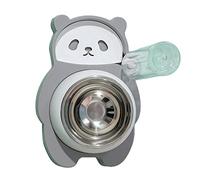 2 In 1 Pet Tableware Dog Water Food Bowl Non-Spill Automatic Water Dispenser Combo Set For Panda Bowl Pet Food