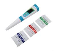 2 in 1 pH Meter and Temperature Detector for Semi Solid Foods with Precise Measurement Range 0 00 to 14 00 pH and Automatic Temperature Compensation
